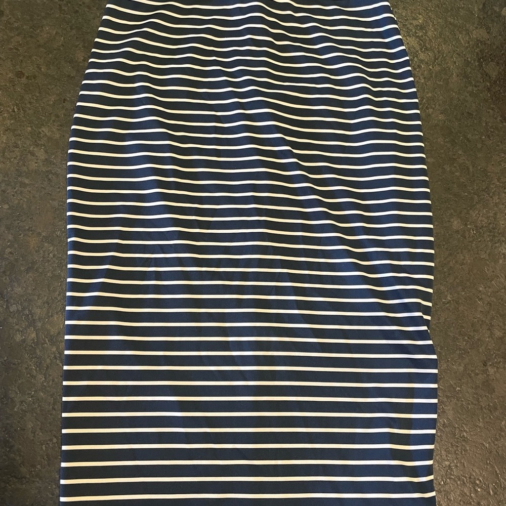 HEIDI MERRICK Striped Pencil Skirt